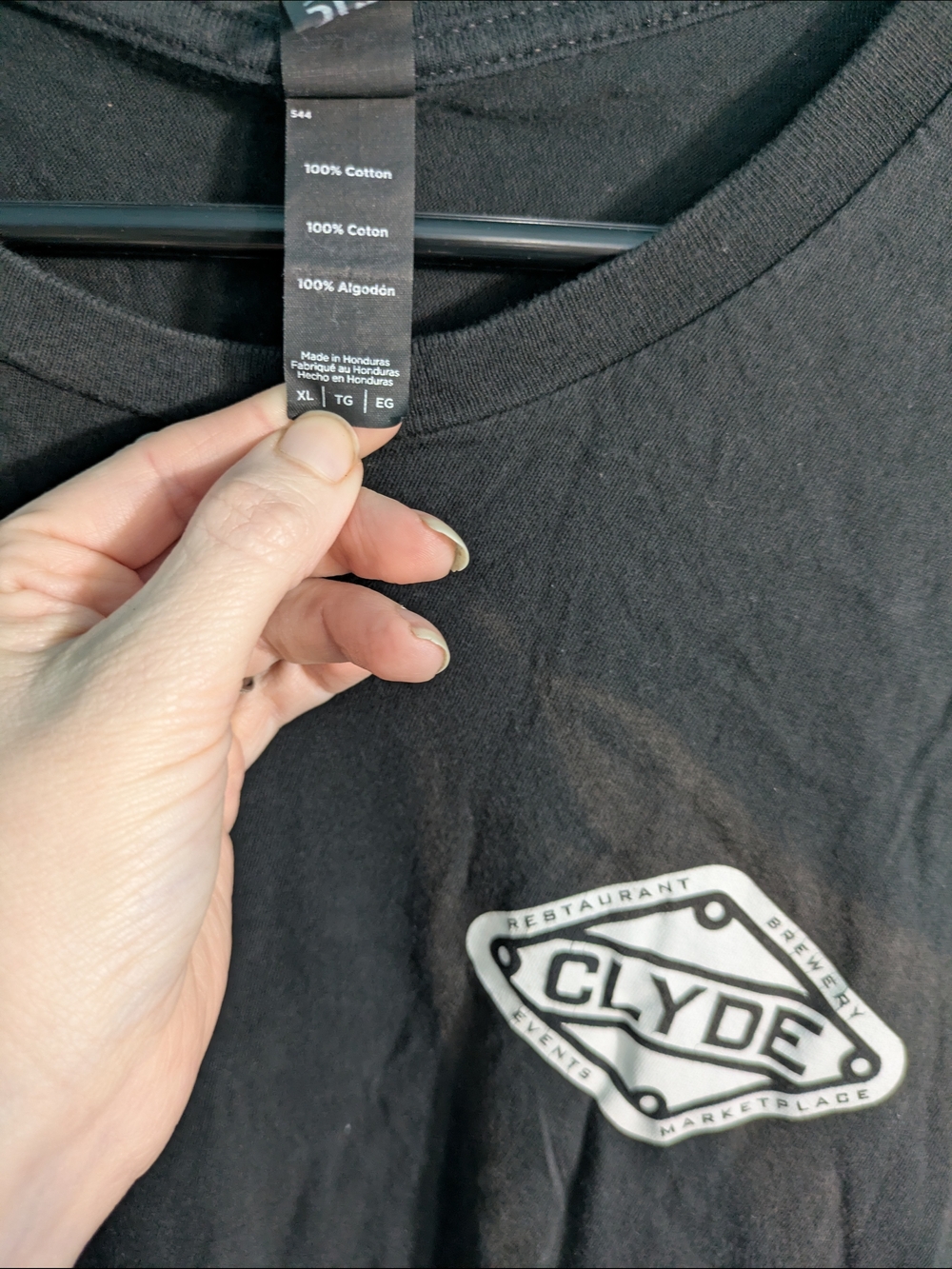 Clyde Logo Black Short Sleeve Tee - Unbranded